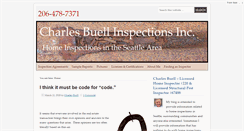 Desktop Screenshot of buellinspections.com