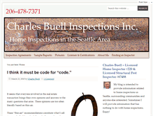 Tablet Screenshot of buellinspections.com